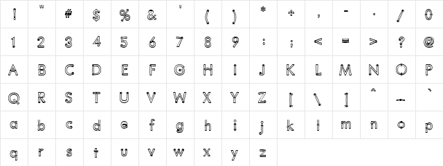 Liver Regular  glyph index