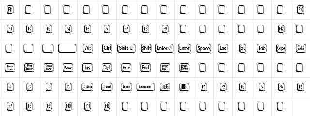 Betsy Flanagan 2 Regular  glyph index