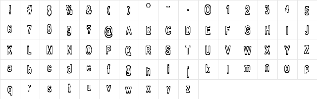 Mialgia recife!  glyph index