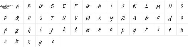 Withdrew Withdrew script  glyph index