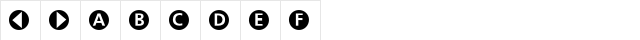 Eight Ball  glyph index