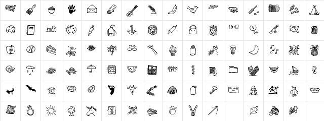 CK Begins With Regular  glyph index