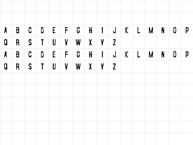 Fear of a Punk Planet Regular  glyph index