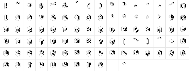 koobz Regular  glyph index