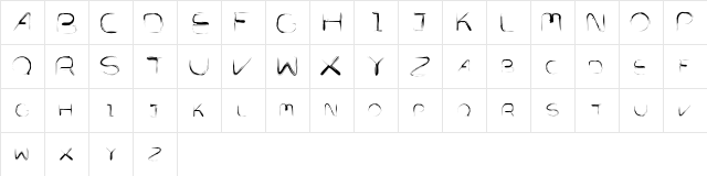 Mellifluos Regular  glyph index