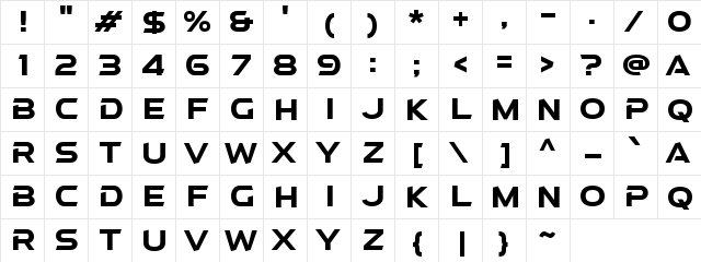 a Atmospheric Regular  glyph index