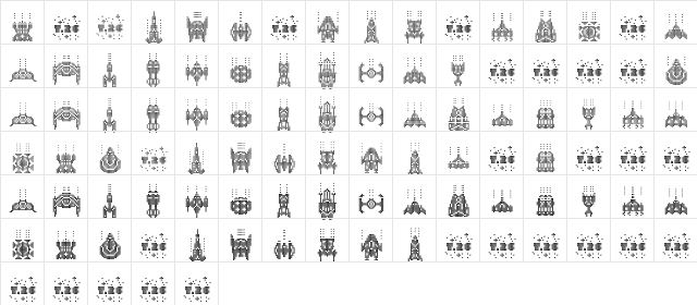 ItsOVER Captain  glyph index