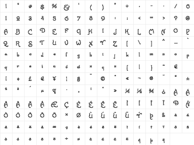 Santa'sSleighFull 'Deluxe' Regular  glyph index