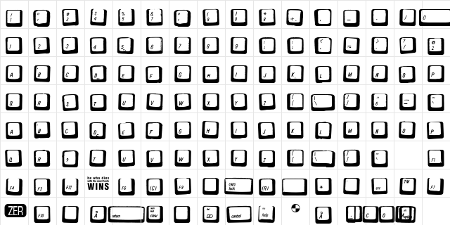 Carpal Tunnel Regular  glyph index