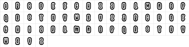 Buzzer Beater Demo Regular  glyph index