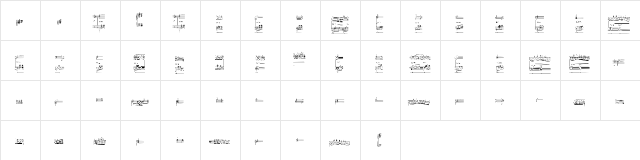 NOCTURNAL_EXPERIENCE Regular  glyph index