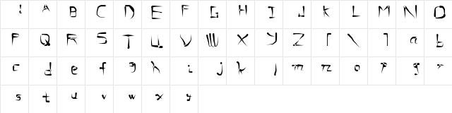 pf_0003 Regular  glyph index