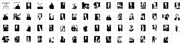 David Carradine David Carradine  glyph index