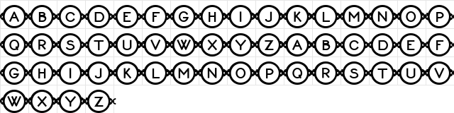 Karykas Regular  glyph index