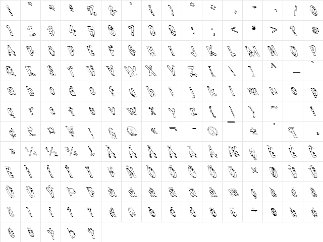 FZ HAND 14 SPOTTED LEFTY Normal  glyph index