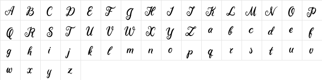 Becky Tahlia Becky Tahlia  glyph index