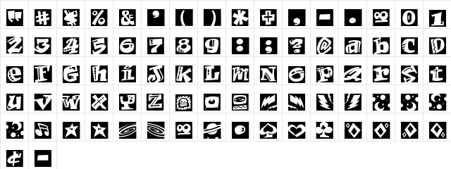 0 CubeaRama DNA Regular  glyph index