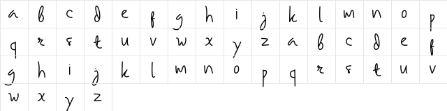 samarasa regular  glyph index
