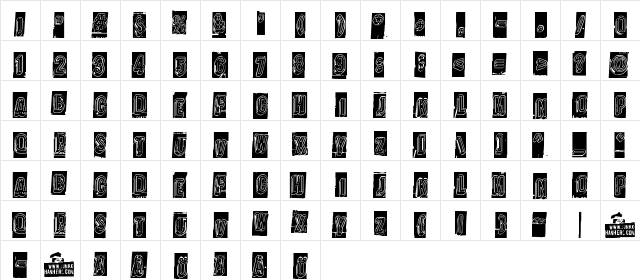 Oravanpy?r? Regular  glyph index