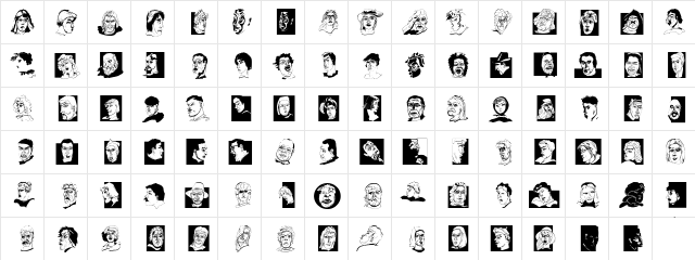 WYSIWYG Regular  glyph index