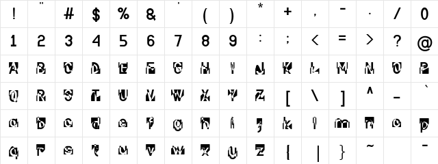 On the Other Side Regular  glyph index