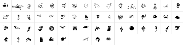 Flood Icons  glyph index
