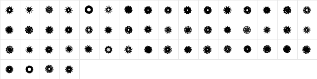 LaMorte4 LaMorte4  glyph index