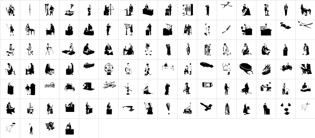 HistoricMoments Regular  glyph index