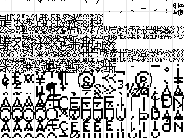 UF PT Forum Twist Regular  glyph index