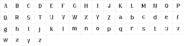 Lokills FREE Regular  glyph index