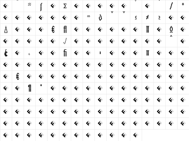CallFourL-RegularExp Regular  glyph index