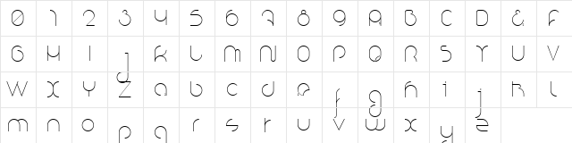 Nioubes Light Nioubes Light  glyph index