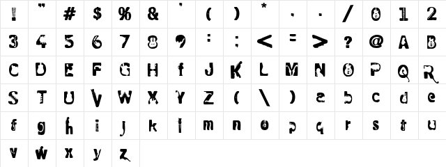 Rock electric  glyph index