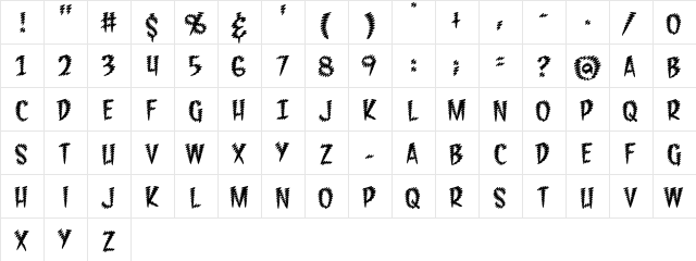 Feedback BB Regular  glyph index