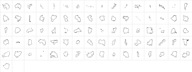 Mini Pics Global S Loose  glyph index