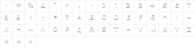 UGO 3D COLOR 3D COLOR  glyph index