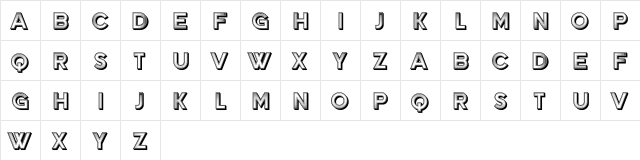Boiled Hedgehog Regular  glyph index