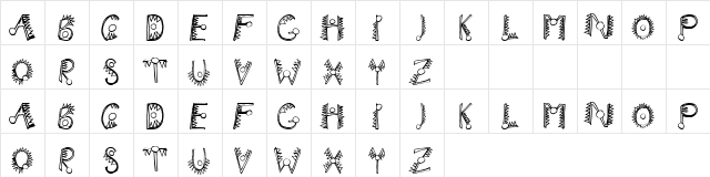 Ran Goley Regular  glyph index