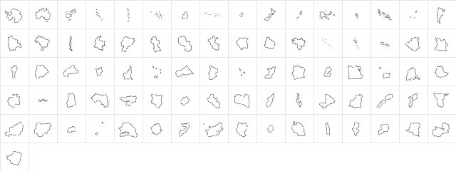 MiniPics GlobalSLoose  glyph index