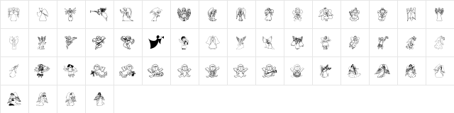 Angel'Os 1  glyph index