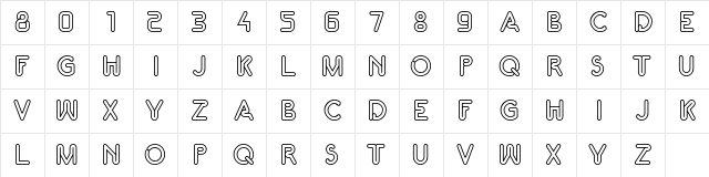 Made Mo1 Regular  glyph index