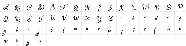 Zildjan FREE Regular  glyph index