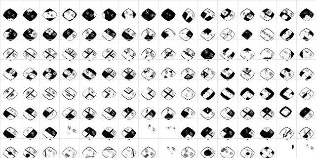 FaceLaboratory Regular  glyph index