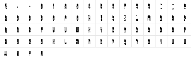 Permission Filled Regular  glyph index
