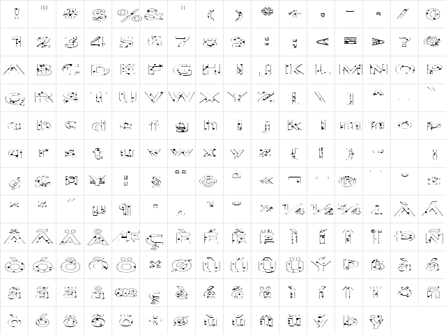 FZ BASIC 55 SPOTTED EX Normal  glyph index
