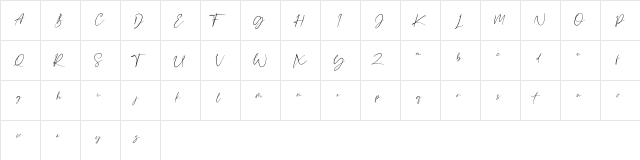 Blackseas Free Regular  glyph index