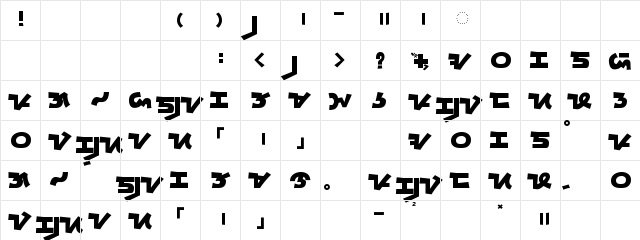 BisayaMFAku Black Black  glyph index