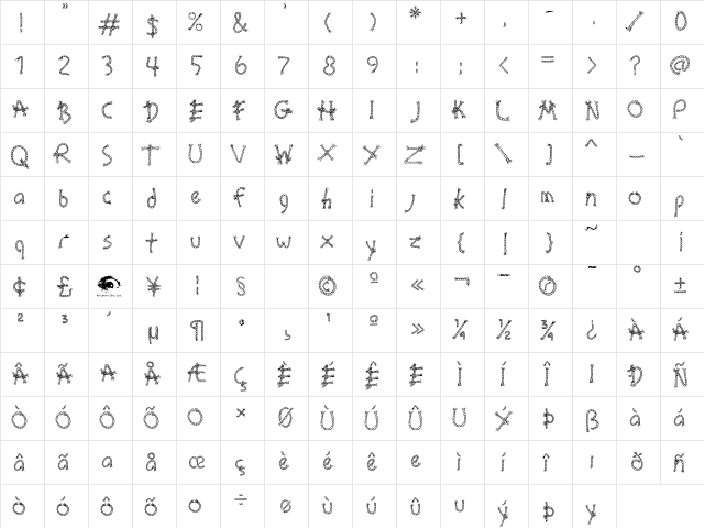 Bound AOE Regular  glyph index
