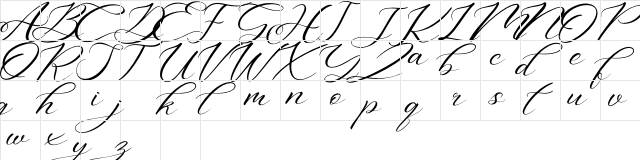 Aniyah Regular  glyph index