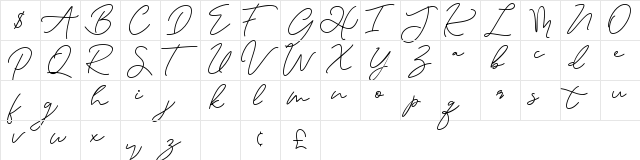 Eiffel in love Regular  glyph index